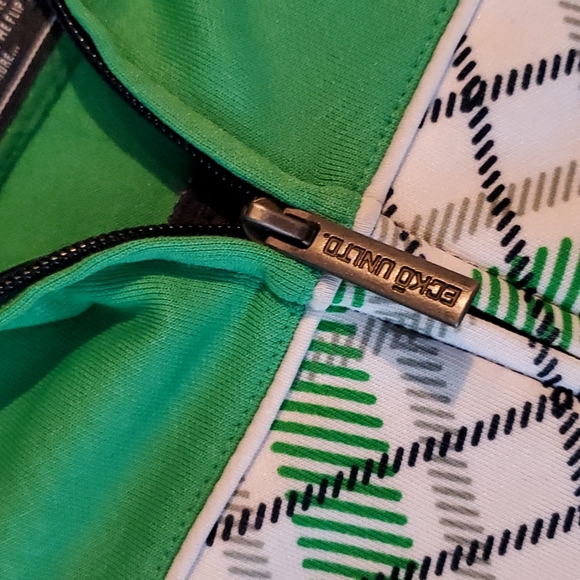 Vintage ECKŌ UNLTD Actual Factual Mens LARGE Jacket - Light weight 💚 NEW - Picture 4 of 11